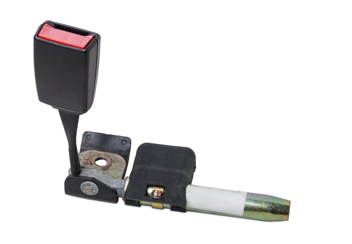 Seat-belt buckle with pyrotechnic pretensioner