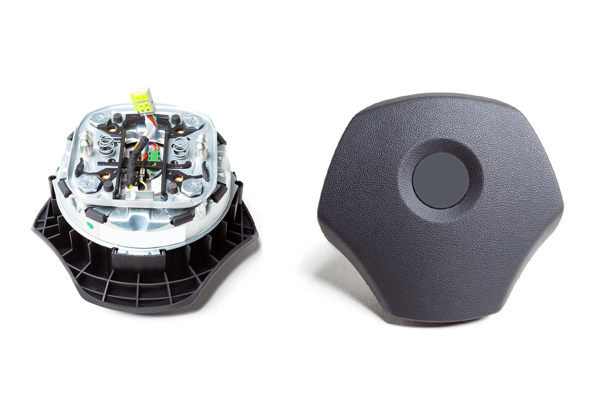 Dismantled airbag module